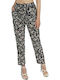 Pinko Women's High-waisted Fabric Trousers Black 1G15YQ8461IC2