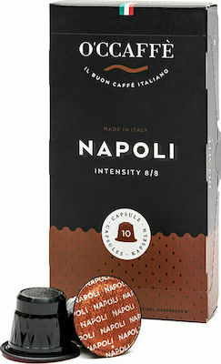 O'Ccaffè Napoli Espresso Capsule Compatible with Nespresso Machines 10pcs