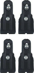 K39 Füße für Dachträger K12 Endstücke für K1 Medium/Pro/Pro Alu Bars 4 Stück 4Stück