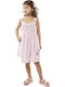 Evita Kids Dress Sleeveless Pink