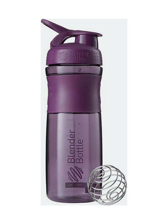 Blender Bottle Sportmixer Shaker Πρωτεΐνης 820ml Πλαστικό Μωβ