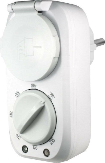 Ecosavers OutDoor Easy Time Switch Μηχανικός Χρονοδιακόπτης Πρίζας Ημερήσιος Εξωτερικού Χώρου IP44