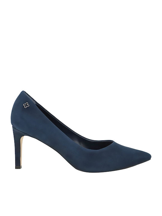 Pumps mit Dünn mittelhohem Absatz Blau