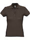 Sol's Passion Women's Short Sleeve Promotional Blouse Chocolate