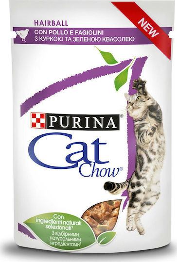 Cat Chow Мокра Храна за Котки в Чантичка с Пилешко 85гр