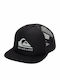 Quiksilver Foamslayer Jockey mit Netz und geradem Schirm Schwarz