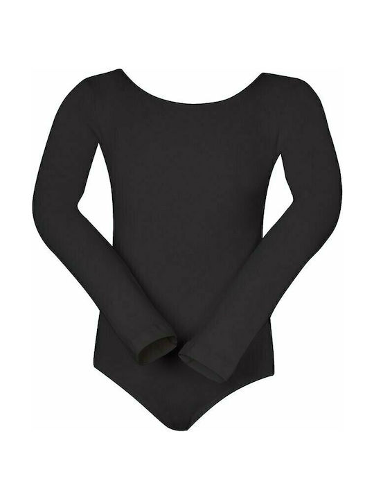 Godance Leotard Kids Long Sleeve Black Bodysuit
