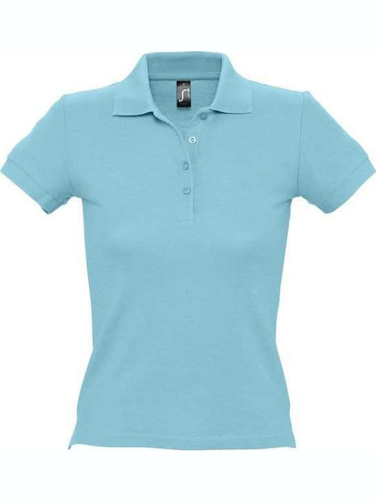 Sol's People Γυναικείο Διαφημιστικό T-shirt Κοντομάνικο Atoll Blue