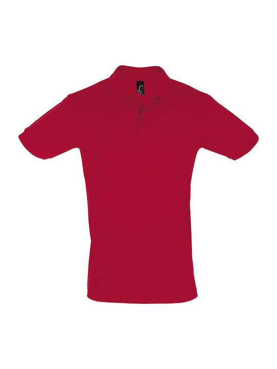 Sol's Perfect Ανδρική Διαφημιστική Μπλούζα Κοντομάνικη σε Κόκκινο Χρώμα