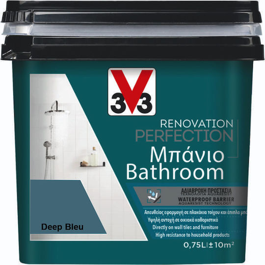V33 Renovation Perfection Bathroom Цвят Син Дълбоко син 750мл
