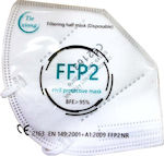 Tiexiong Disposable Protective Mask FFP2 White 100pcs