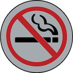 Ergo Sign Sticker "Prohibition of Smoking " 9x9cm