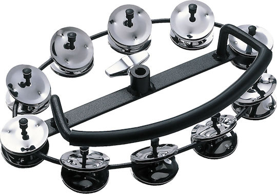 Pearl Jingle Ring Черен Металик Тамбурин Hi-Hat с два реда зили