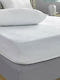 Palamaiki Protective Cover King Size Waterproof with Skirt White 180x200+30cm