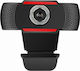 Techly I-WEBCAM-60T Full HD 1080p Web Camera Red