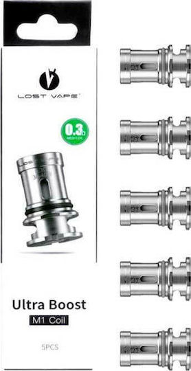 Lost Vape Ultra Boost M1 Αντιστάση Ηλεκτρονικών Τσιγάρων 0.3ohm 5τμχ