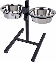 Donald Pet Care Edelstahl Schalen Futter & Wasser 2x 2.8lt