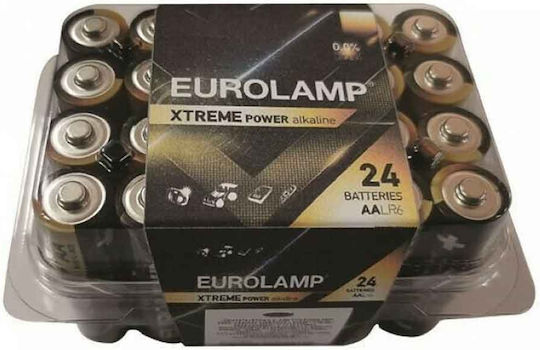 Eurolamp Extreme Алкални Батерии AA 1.5V 24бр 147-24128
