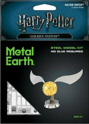 Fascinations Earth - Harry Potter: Golden Snitch Model Kit Metall Modellfigur 12.5x8.6x7.1cm.