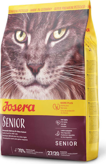 Josera Cat Senior Dry Food for Senior Sterilized Cats with Poultry / Rice / Corn / Potatoes / Liver 0.40kg