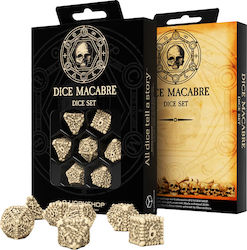 Q Workshop Dungeons & Dragons Dice Macabre Dice Set Dice 7τμχ