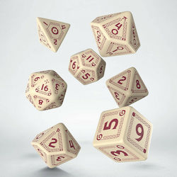 Q Workshop RuneQuest Dice Set Würfel Beige & Bu...