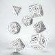 Q Workshop Runic Dice Set Dice White & Black