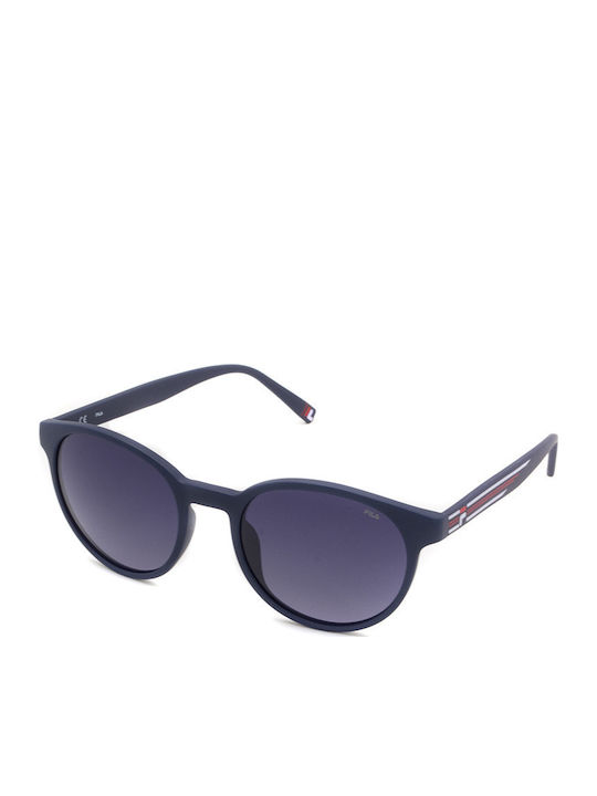 FILA Unisex Γυαλιά Ηλίου με Navy Μπλε Κοκκάλινο Σκελετό και Μπλε Ντεγκραντέ Φακό SF9398 C03P