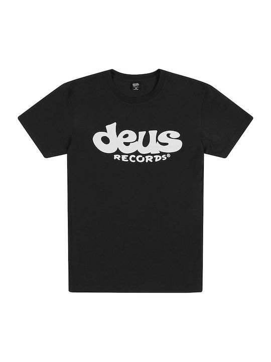 Deus Ex Machina Men's T-Shirt with Logo Black DMW41808W-BLK