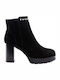 Sonnax 26904 Suede Women's Ankle Boots Black