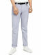 Tom Tailor Men's Trousers Chino Elastic in Slim Fit Gray