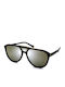 Police Men's Sunglasses with Black Plastic Frame and Black Lens SPLC50 BLKG