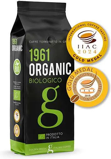 Golden Brasil Coffee Espresso Kaffee 1961 Organic Bohnen 1kg