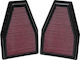 K&N Freeflow Air Filter 275x194mm for Porsche 911 2012