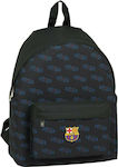 Diakakis Barcelona School Bag Backpack Junior High-High School in Black color 15lt 000170735