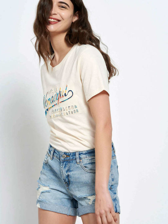 Women's Jean Shorts Light Blue