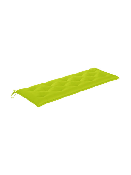 vidaXL Wasserdicht Gartenbankkissen Bright Green 50x150cm.