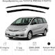 Heko Set of Windbreakers Front Car Dark Fime for Toyota Previa 2pcs