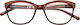 Zippo Women's Reading Glasses +3.00 in Brown color 31Z-PR79-300