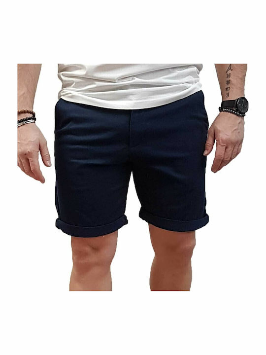 Jack & Jones Ανδρική Βερμούδα Chino Navy Blazer