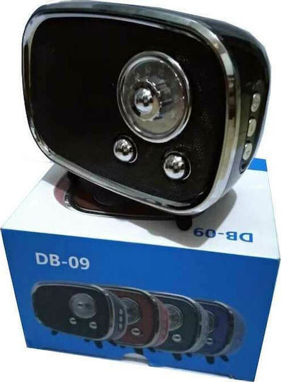 RETRO DB-09 Bluetooth Speaker 5W with Radio Black