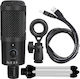 Next Condenser (Large Diaphragm) Microphone USB Kit USB Volume Shock Mounted/Clip On Mounting