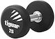 Tiguar Round Rubber Dumbbell 1 x 7.5kg