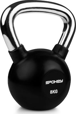 Spokey Scales Lux Kettlebell από PVC 8kg Negru