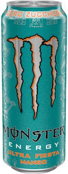 Monster Ultra Fiesta Κουτί Energy Drink με Ανθρακικό Χωρίς Ζάχαρη 500ml