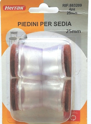 Herran Dopuri Rotunde cu Cadru Exterior și Diametru 25mm 4buc 87000PPS8524