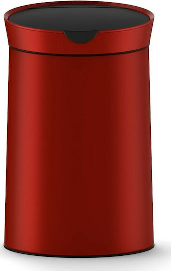Ecosales Ecosales Mülleimer Linea Conical Kunststoff mit Sensor Burgund 10lt