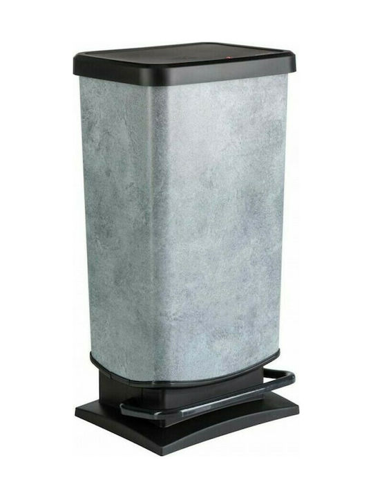 Dimitracas Paso Plastic Pedal Waste Bin 40lt Beton