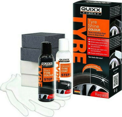 Quixx Tyre Kit 6 Tεμ Flüssig Polieren für Bereifung Auto S3711631