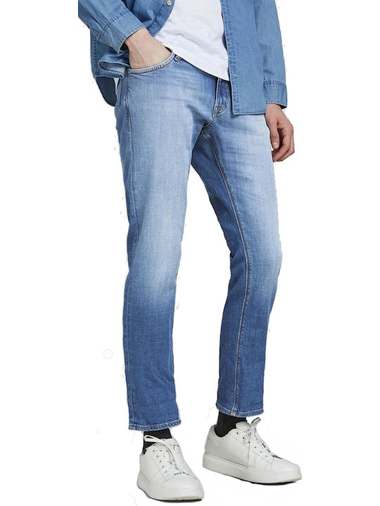 Jack & Jones Pantaloni de Bărbați din Jean în Croială Slim Albastru deschis